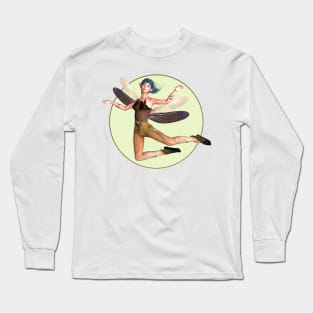 Flying fairy faerie elf dragonfly wings Long Sleeve T-Shirt